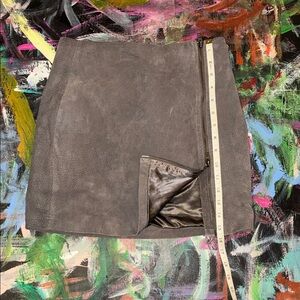 Blank NYC Charcoal Mini Skirt